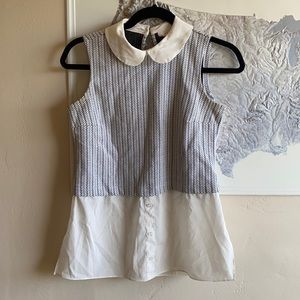 Peter Pan collar top